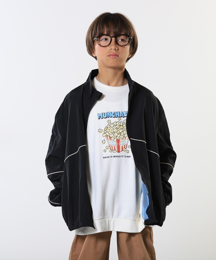 シューラルー /キッズ(SHOO・LA・RUE/Kids)の【100-150cm/洗える/男女兼用】スタンドカラー パイピングブルゾン15