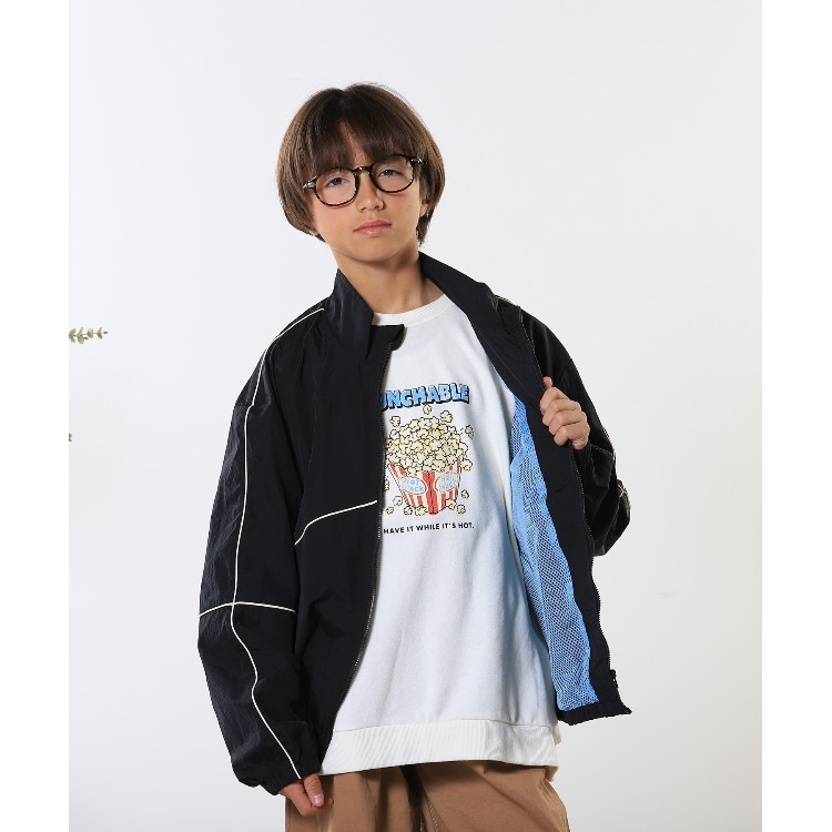 シューラルー /キッズ(SHOO・LA・RUE/Kids)の【100-150cm/洗える/男女兼用】スタンドカラー パイピングブルゾン ブルゾン/ジャンバー