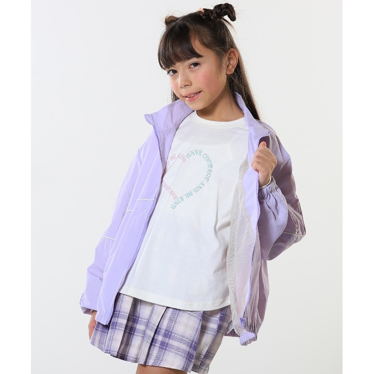 シューラルー /キッズ(SHOO・LA・RUE/Kids)の【100-150cm/洗える/男女兼用】スタンドカラー パイピングブルゾン ブルゾン/ジャンバー