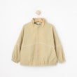 シューラルー /キッズ(SHOO・LA・RUE/Kids)の【100-150cm/洗える/男女兼用】スタンドカラー パイピングブルゾン ベージュ(052)