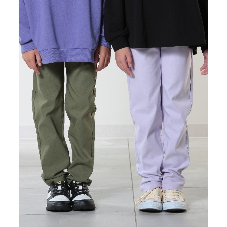 シューラルー /キッズ(SHOO・LA・RUE/Kids)の【100-150cm/洗える/男女兼用】ストレッチ カラースキニーパンツ フルレングスパンツ