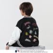 シューラルー /キッズ(SHOO・LA・RUE/Kids)の【MLB】裏毛スタジャン ブラック(019)