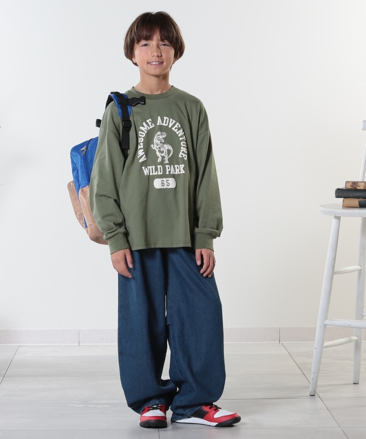 バイカラー恐竜リュック(リュック) | SHOO・LA・RUE/Kids バイカラー恐竜リュック(リュック) | SHOO・LA・RUE/Kids