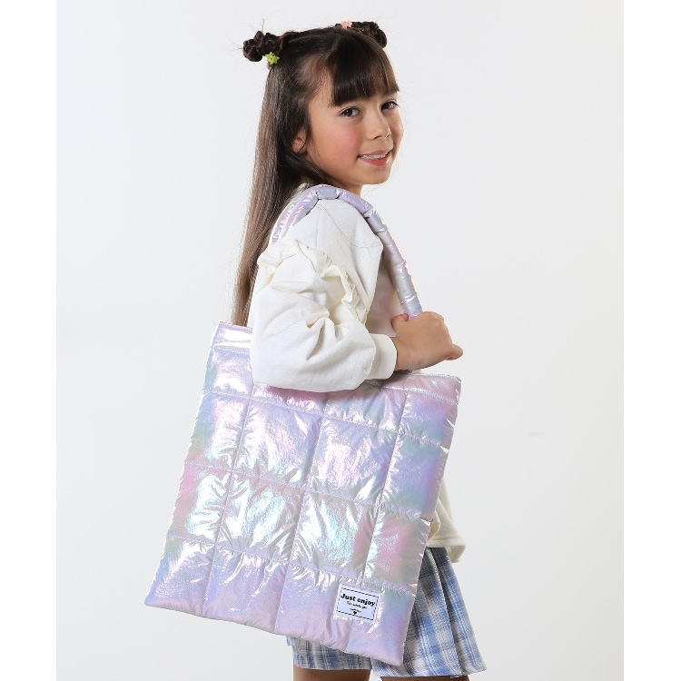 シューラルー /キッズ(SHOO・LA・RUE/Kids)の【A4/通学や習い事にも】パテッドトートバッグ トートバッグ