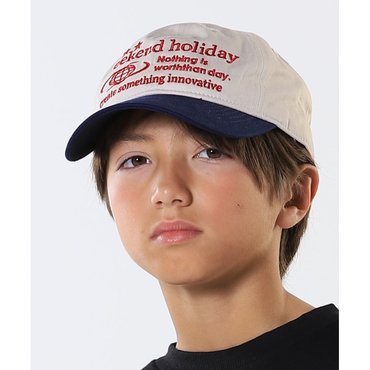 シューラルー /キッズ(SHOO・LA・RUE/Kids)のシーズンレスで使える バイカラーツイルキャップ キャップ
