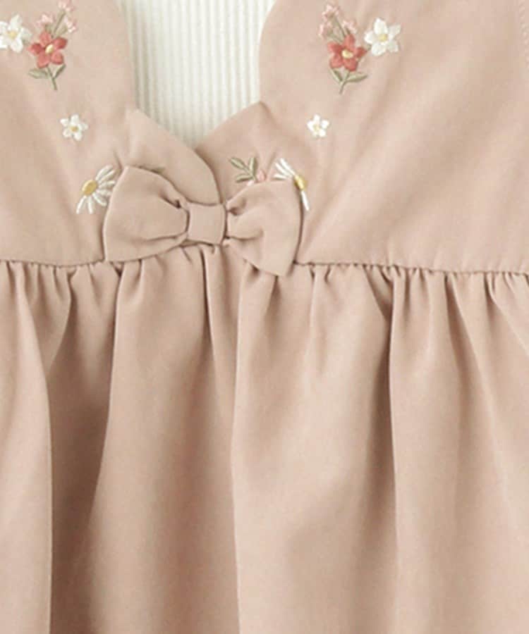 シューラルー /キッズ(SHOO・LA・RUE/Kids)の【洗える/100-120cm】着るだけでコーデが決まる スカラップ花刺繍ワンピース8