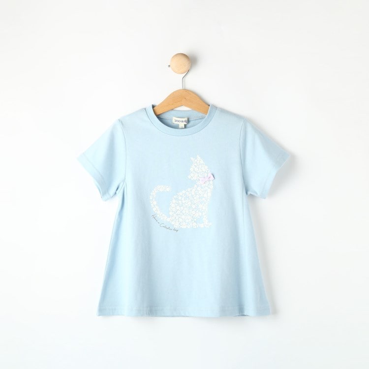 シューラルー /キッズ(SHOO・LA・RUE/Kids)の【100-120cm】プリントフレアTシャツ Ｔシャツ