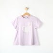 シューラルー /キッズ(SHOO・LA・RUE/Kids)の【100-120cm】プリントフレアTシャツ ラベンダー(080)