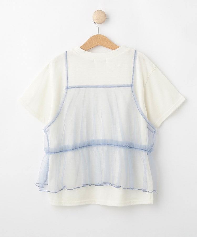 シューラルー /キッズ(SHOO・LA・RUE/Kids)の【130-150cm】チュールキャミドッキングTシャツ2