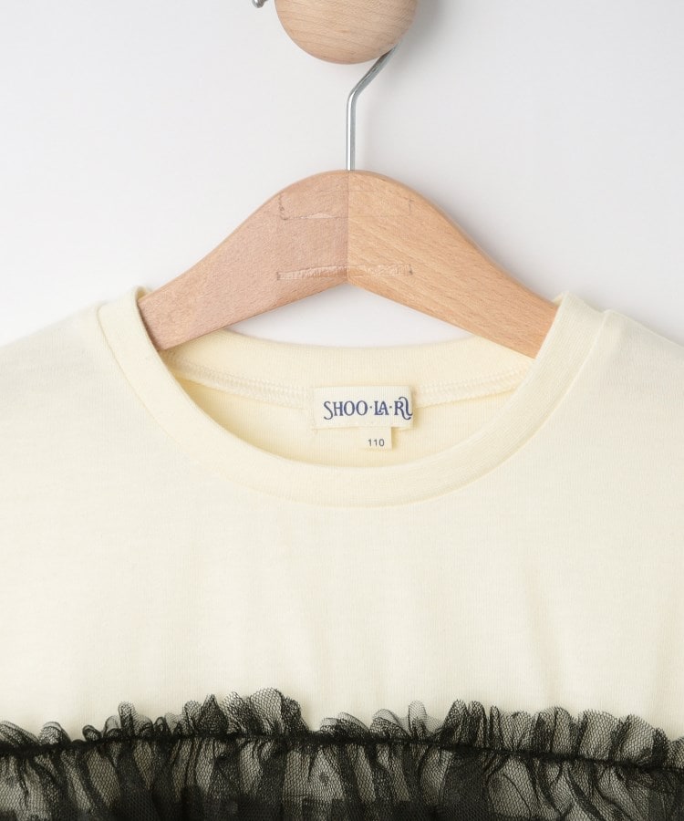 シューラルー /キッズ(SHOO・LA・RUE/Kids)の【100-120cm】チュールドッキングTシャツ3
