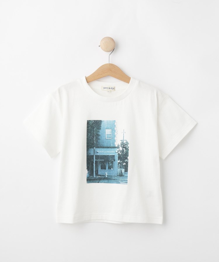 シューラルー /キッズ(SHOO・LA・RUE/Kids)の【100-150cm/親子リンク】アソートプリントTシャツ ホワイト(201)