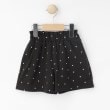 シューラルー /キッズ(SHOO・LA・RUE/Kids)の【100-150cm】ハートポケットがキュートな 総柄ショートパンツ ブラック(119)