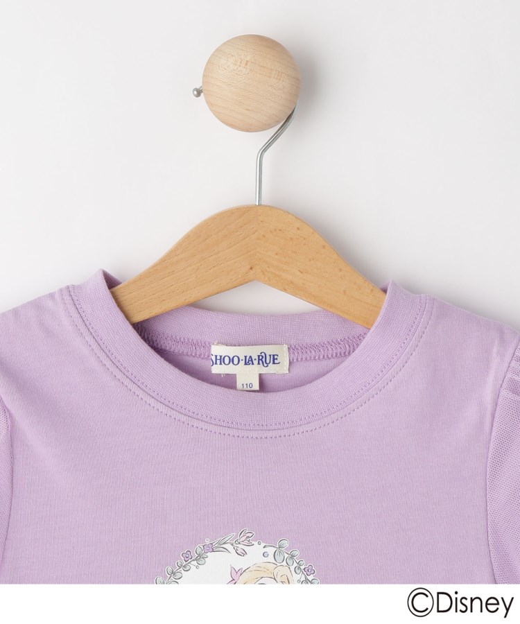 シューラルー /キッズ(SHOO・LA・RUE/Kids)の【DISNEY】プリンセス袖チュールTシャツ3