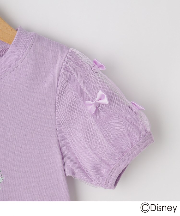 シューラルー /キッズ(SHOO・LA・RUE/Kids)の【DISNEY】プリンセス袖チュールTシャツ4