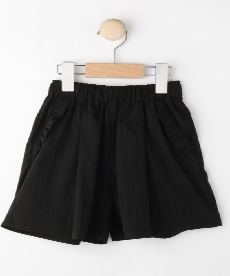 rurumu: レースキュロット shirring fril shorts