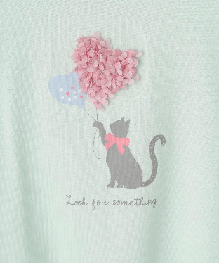 シューラルー /キッズ(SHOO・LA・RUE/Kids)の【100-150cm/ひんやり】花びらモチーフTシャツ6