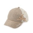 シューラルー /キッズ(SHOO・LA・RUE/Kids)のレースアップメッシュキャップ ベージュ(052)