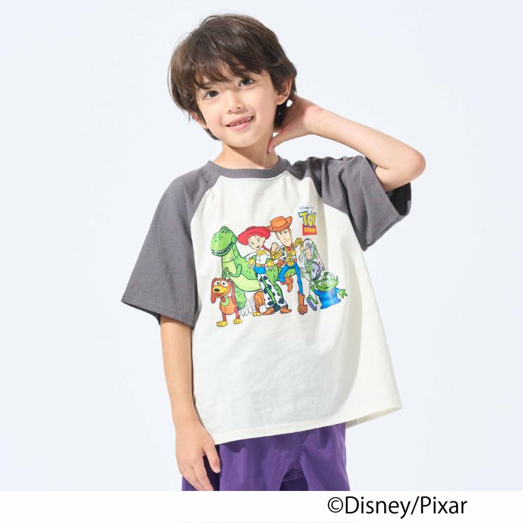シューラルー /キッズ(SHOO・LA・RUE/Kids)の【DISNEY】トイ・ストーリー ラグランT Ｔシャツ