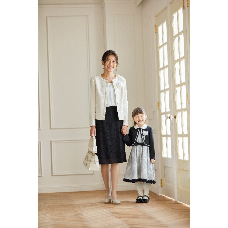 セレモニー 入卒 3点セット ボレロ付きチェックワンピース ミドルワンピース Shoo La Rue Kids シューラルー ワールド オンラインストア World Online Store