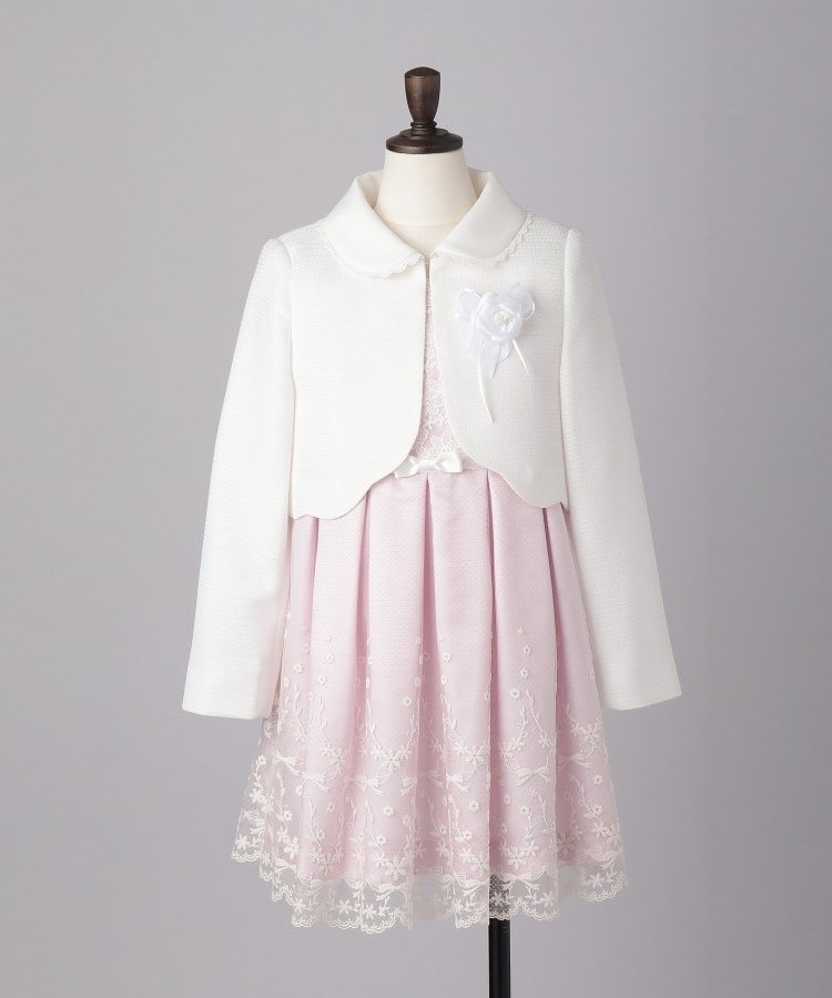 110-130cm/3点セット/セレモニー/入卒】レースワンピース 110-130cm/3点セット/セレモニー/入卒】レースワンピース