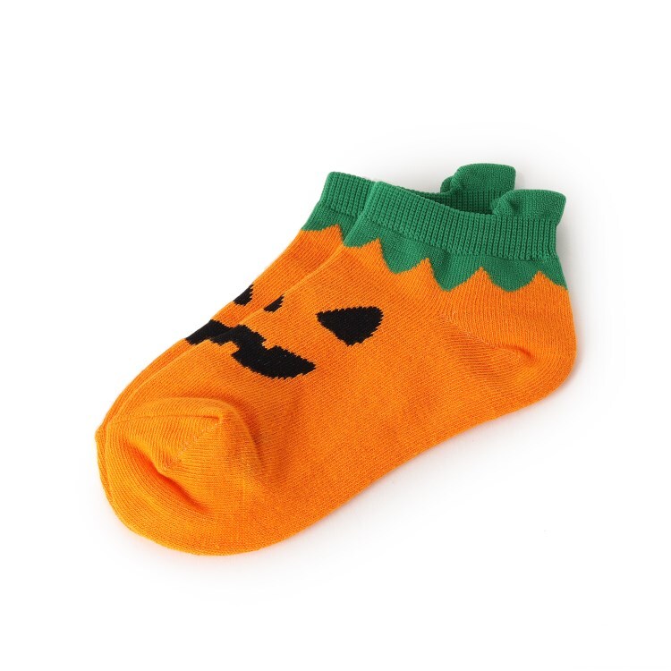 シューラルー /キッズ(SHOO・LA・RUE/Kids)のおばけ／かぼちゃスニーカー丈ソックス ソックス