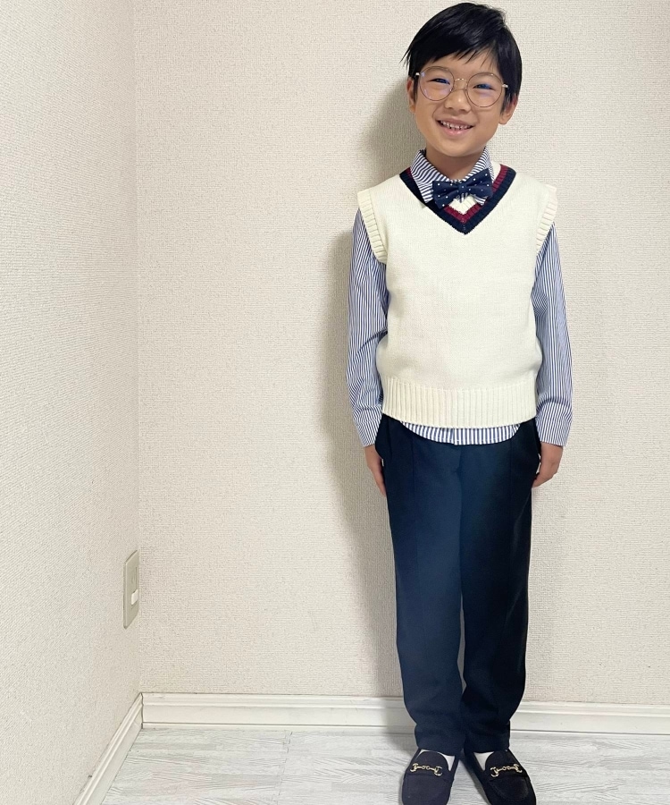 110-140cm/プチセレ/ストレッチ】テーパードパンツ(フル 110-140cm/プチセレ/ストレッチ】テーパードパンツ(フル