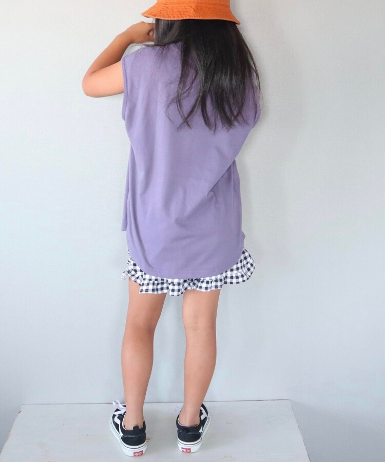 110-140cm】裾ラウンドタンクトップ（タンクトップ
