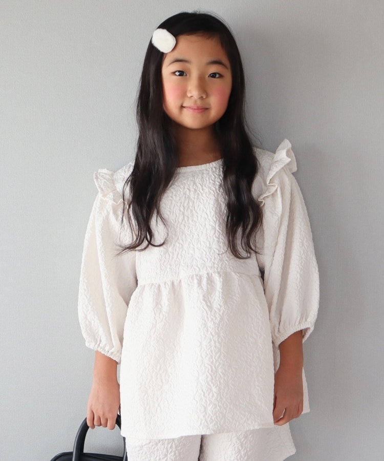 110-140cm/プチセレ】エンボスショートパンツ(ショートパンツ 110-140cm/プチセレ】エンボスショートパンツ(ショートパンツ