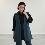 INDIVI 美品　ストレッチ ジレジャケット　スカート   セット