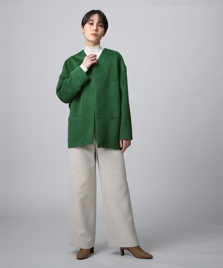 【MAX MARA】ウール\u0026アルパカ ショートフレアコート