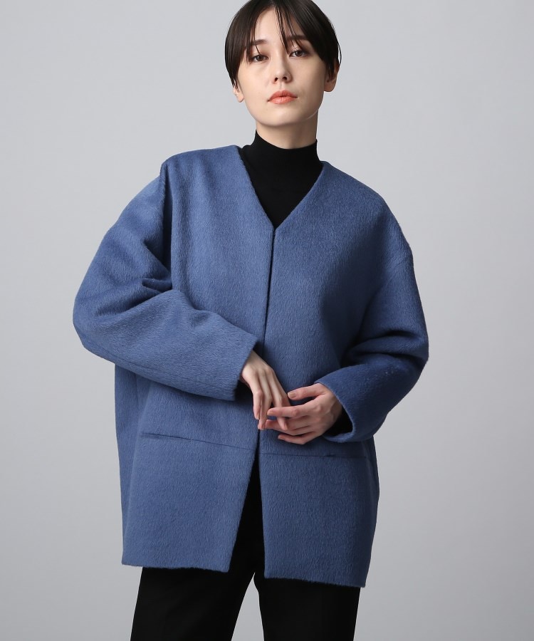 【MAX MARA】ウール\u0026アルパカ ショートフレアコート