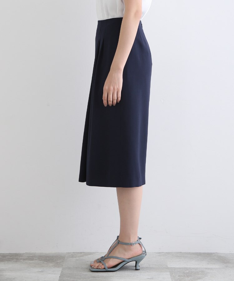 ワイドパンツ ドレープラップスカート風 INDIVI 日本製 size42 レディース 古着 80s USA製 カラフル ドット 水玉 ショールカラー 光沢 ベロア Aライン コート ひざ丈 L位 古着