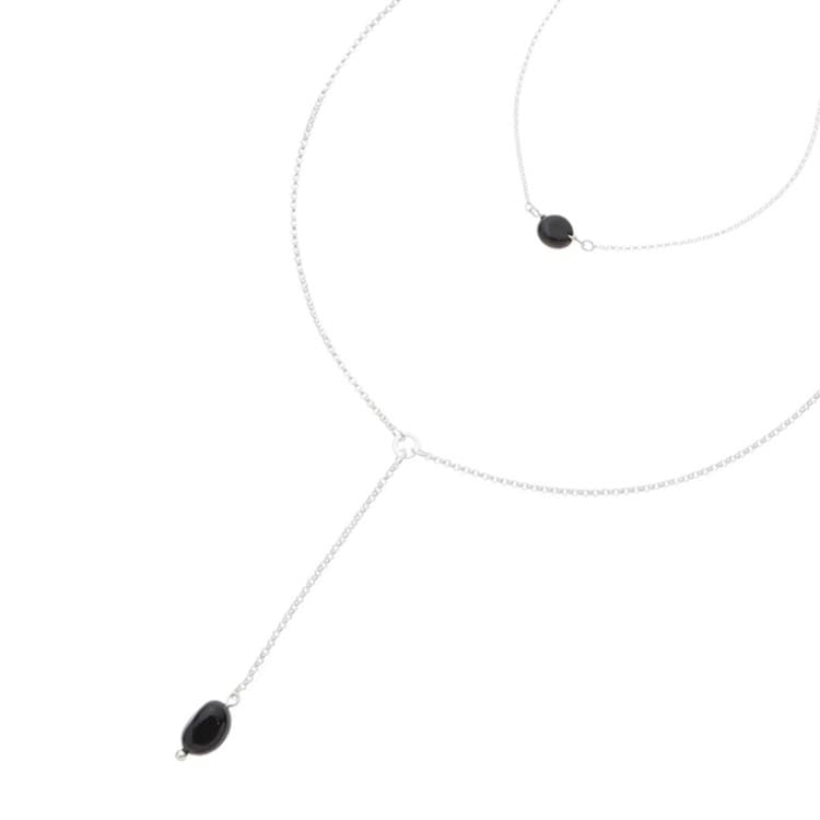 インディヴィ(INDIVI)の【マルチWAY】2連トップパール＆ガラス ネックレス ネックレス