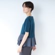 インディヴィ(INDIVI)の【洗える/Tシャツ】ラッセルフリルトップス3