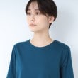 インディヴィ(INDIVI)の【洗える/Tシャツ】ラッセルフリルトップス5