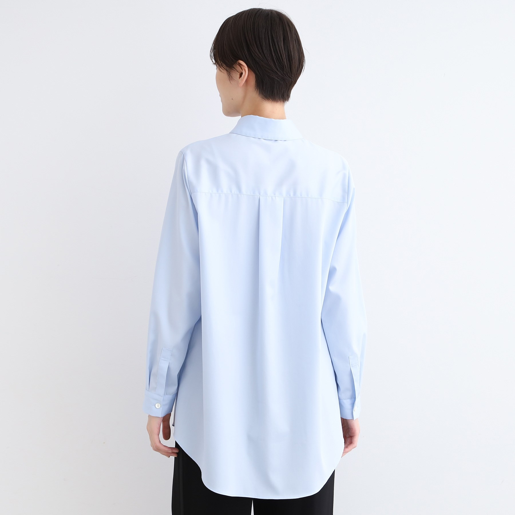 インディヴィ ヴァイ(INDIVI V.A.I)の【日本製／インポート素材／羽織り】ドレスシャツ14