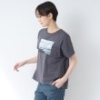 インディヴィ(INDIVI)の【洗える/コットン100％】セミAフォトTシャツ14