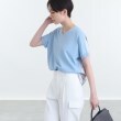 インディヴィ(INDIVI)の【新色登場！/洗える/夏に着たい】Vネック Tシャツライクニット33