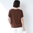 インディヴィ(INDIVI)の【新色登場！/洗える/夏に着たい】Vネック Tシャツライクニット21