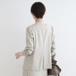 インディヴィ(INDIVI)の【洗える／UVケア／接触冷感／SETUP可能】麻混ノーカラージャケット15