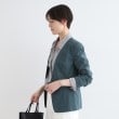 インディヴィ(INDIVI)の【洗える／UVケア／接触冷感／SETUP可能】麻混ノーカラージャケット10