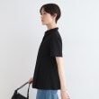 インディヴィ(INDIVI)の【洗える／UVケア／接触冷感／SETUP可能】麻混切り替えデザインブラウス2