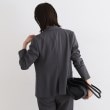 インディヴィ(INDIVI)の【定番スーツ／洗える／メランジ】ウールライクテーラードジャケット7