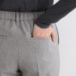 インディヴィ(INDIVI)の【定番スーツ／洗える／メランジ】ウールライクタックテーパードパンツ19