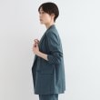 インディヴィ(INDIVI)の【洗える／UVケア／接触冷感／SETUP可能】麻混テーラードダブルジャケット10