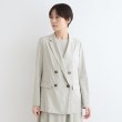 インディヴィ(INDIVI)の【洗える／UVケア／接触冷感／SETUP可能】麻混テーラードダブルジャケット18
