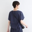 インディヴィ(INDIVI)の【洗える／UVケア／接触冷感／SETUP可能】ブロード素材フレンチブラウス10