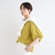インディヴィ(INDIVI)の【洗える／UVケア／凹凸素材】タックスリーブトップス18