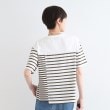 インディヴィ(INDIVI)の【洗える／ボーダー柄／日本製】アシメデザインTシャツ10