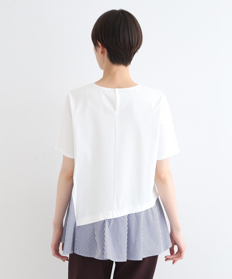 インディヴィ(INDIVI)の【洗える／ストライプ柄】レイヤード風Tシャツ16